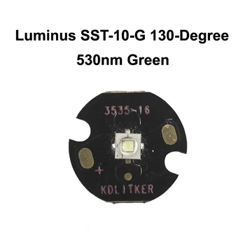 Luminus SST-10-G 130-Stupeň 530nm Zelená LED Žiarič s KDLITKER DTP Medi MCPCB - 1 ks