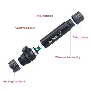 Taktické Biela Lovecká Zbraň Zbraň Svetlo WithRed/Zelený Laser Dot Sight 25,4 očakávané mm Krúžok 20 mm Železničnej Kompaktný Rozsah Airsoft Lazer Pohľad