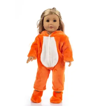 Teplé Zvierat Kombinézach pre Americké dievča, 18-palcové bábiky oblečenie pre deti najlepší darček