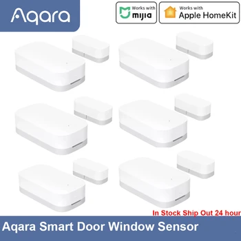 Nové Aqara Smart Dvere, Okno, Senzor Bezdrôtové Pripojenie Zigbee Aplikácie Diaľkové Ovládanie Inteligentných Domov Práce S Mijia APLIKÁCIU Apple Homekit