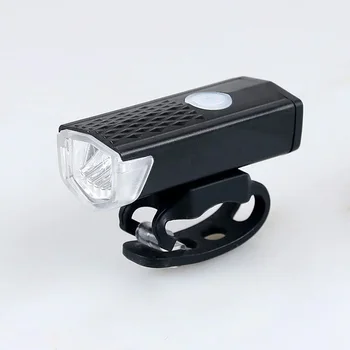 Svetlo na bicykel USB Nabíjateľné 300 Lumen 3 Režim Bicykel Predné Svetla 6000K Nepremokavé Cyklistické Svetlometu baterka
