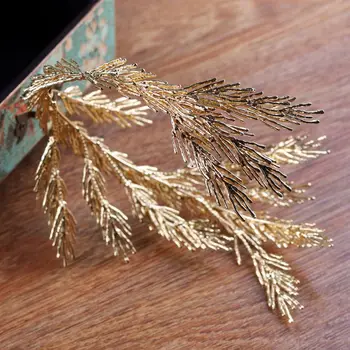 Barokový Korún Gold Leaf hlavový most Vlasy, Šperky, Svadobné Tiara Svadobné Headpiece T4MD
