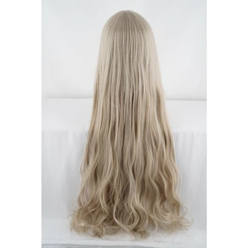 90 cm, MILÁČIK v FRANXX KOKORO Cosplay Parochňu Dlhé Vlnité Blond Syntetické Vlasy, Parochne Pre Ženy + Parochňu Spp