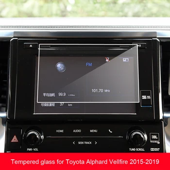 9H Anti-scratch tvrdeného skla film Pre Toyota Alphard Vellfire-2020 auta GPS navigácie film