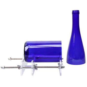 Sklenená Fľaša Strihací Nástroj pre Vína, Pivné Poháre na Pitie, Genround Fliaš Stroj na Rezanie