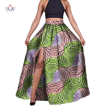 Móda Afriky Tkaniny Tlače Sukne pre Ženy Dashiki Plus Veľkosť Africký Štýl Oblečenie Dlho Maxi plesové Šaty, Sukne WY1988