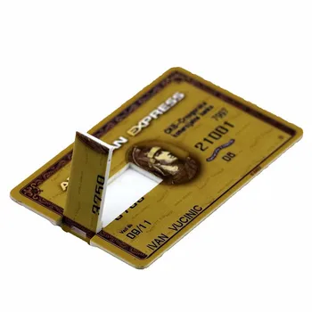 Vysoká Rýchlosť Kreditnej Karty, USB Flash Disku, 32G kl ' úč 64 G USB kľúč 16 G Flash Memory Stick Skladovanie HSBC Bank Karty Pero Jednotky