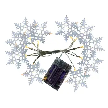 Vianočné LED Reťazec Svetlá Nepremokavé Blikajúce Hviezdy Elk Vianočný Stromček Snowflake Vianočné Gule String Svetlá na Vianočný Dekor