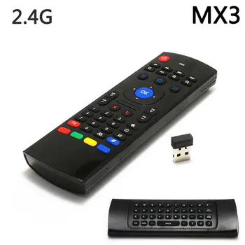 MX3 2.4 G Wireless Keyboard Controller Diaľkové Ovládanie Vzduchu Myš pre Android Smart 7.1 TV Box obojstranné klávesnice