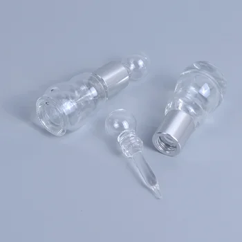 MUB 5ml Transparentné Parfum Kvapkadla Sklenené Fľaše pre Esenciálne Oleje Prenosné Naplniteľné Vzorka Parfumu Prázdne Kozmetické Kontajner
