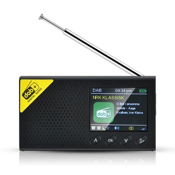 Prenosné Bluetooth Digitálne Rádio DAB/DAB+ a FM Prijímač Nabíjateľná Rádio