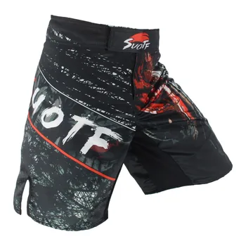 SUOTF Divoký Boj Box Black Mechanické Znaky Cvičenie Šortky Tiger Muay Thai sanda boxing oblečenie mma šortky mma