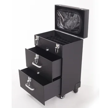 CARRYLOVE Luxusné módne Kozmetické batožiny Vozíka výšivky toolbox Oxford handričkou Kórea krásu nechtov šperky, make-up kufor