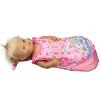 Roztomilý spací vak Pre 42 cm Nenuco Bábika 17 Palcov Baby Doll Oblečenie