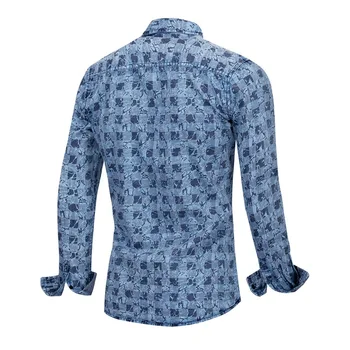 Voľný čas Tričko Kockované Košele 2020 Nové Jeseň Zima Bežné Mužov Klasický Kockovaný Tričko Dlhý Rukáv Tričko Pánske Oblečenie Tričko Mužov