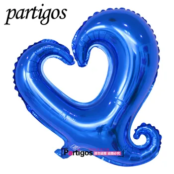 10pcs/veľa 18-palcové Háčik v Tvare Srdca Balón Hélium Balón Svadobný Deň svätého Valentína Dekorácie Narodeniny Gogo Srdce Fóliový Balón
