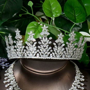 HIBRIDE Afriky 5 ks Svadobné Šperky Set Plný AAA Cubic Zirconia Biela Farba Ženy Šaty Príslušenstvo, Dubaj Svadobné Šperky N-1629