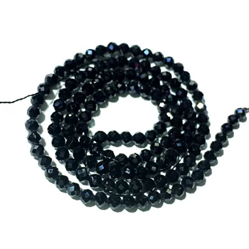 Námestie Black Spinelovou Korálky 4-5mm Prírodný Drahokam Dištančné Šperky, Doplnky, Takže DIY Náhrdelník Náramok 15 palcov výrobnú Cenu