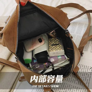 Móda nové žien anti-theft batoh Britský štýl školské tašky voľný čas cestovanie multi-funkčná taška cez rameno