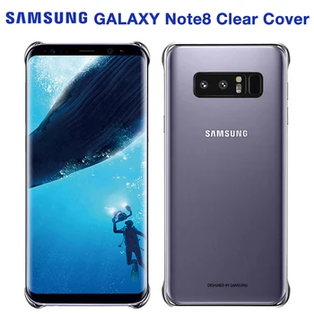 Samsung Originálne Transparentné Pokovovanie Okraji Telefón puzdro Pre Samsung Galaxy Note 8 Note8 N9500 N9508 SM-N950F Ochranný Kryt Telefónu