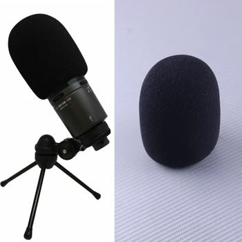 LETAOSK Čierna Huba Čelné sklo čelné Sklo Mikrofón Hubky Pena Kryt vhodný pre Audio Technica AT2020 Pop Filter