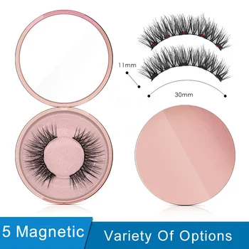 Magnetické Očné Mihalnice Nastaviť Prírodné Hrubé Ručné Žiadne Lepidlo Zabrániť Alergikov Magnetické Falošné Mihalnice S Mihalnicami Aplikátor