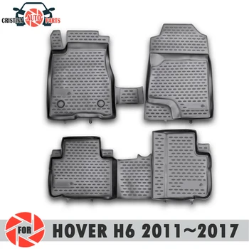 Podlahové rohože pre Veľký Múr Hover H6 2011~2017 koberce protišmyková pu nečistoty ochranu interiéru vozidla styling príslušenstvo