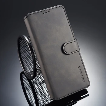 Magnetické Kožené Puzdro Pre Samsung Galaxy A6, A8 Plus A7 A8 A9 2018 S7 Okraji S8 S9 Plus Poznámka 8 9 Prípade Peňaženky Karty Držiteľa Flip Cover