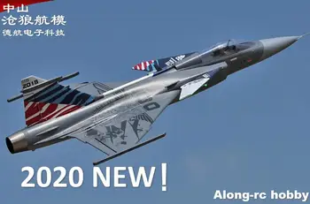2020 Freewing NOVÉ Elektrické 80 jet RC lietadlo 80mm edf Jas-39 Gripen lietadlo JAS39 6s PNP alebo súprava+s Zdvíhateľnej MODEL HOBBY