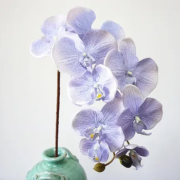 10 Hláv Umelé Orchidea, Kvety Európskej Retro štýl Butterfly Orchidey Domov Svadobné Party Dekorácie falošné hodváb flores