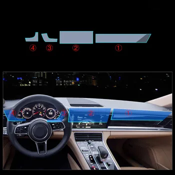 Auto-Styling Nové Auto, Interiér, Čalúnenie Panel Jasné Farby Ochranný Film Samolepky pre Porsche Panamera 2010-2018