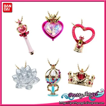 PrettyAngel - Pravý Bandai 25. Výročie Shokug Malé Kúzlo Sailor Moon Vol.4 Kompaktný Cutie Rod Sada 6 KS