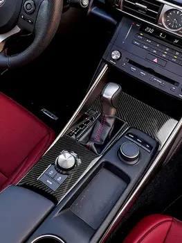 Auto Uhlíkových Vlákien Interiér Nálepky Auto Dekorácie Radenie Panel Rám, Kryt Výbava Auta Styling Príslušenstvo Pre Lexus IS250