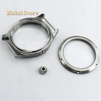 Príslušenstvo hodinky prípade zafírové sklo 43mm sterilné ocele prípade fit ST36 ETA 6497 6498 P212