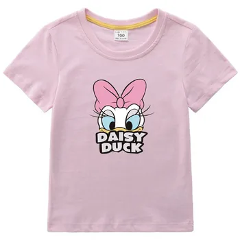 Dieťa dievča oblečenie letné nový štýl bavlna detské oblečenie karikatúra holka T-shirt bežné baby topy deti oblečenie