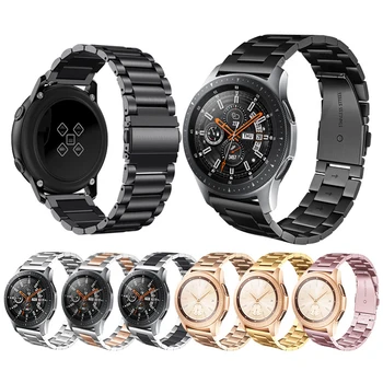 Kovové watchband z nehrdzavejúcej ocele alebo Samsung Galaxy Hodinky s 46 mm 42m Aktívny 2 watchband Huawei sledovať pásmo 20-22 mm