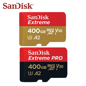Originálne SanDisk 400GB Micro SD Karty V30 U3 Class10 A2 A1 Pamäťovú Kartu Micro SDXC až 170MB/s 400GB TF Karta pre smartphone