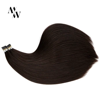 MW Remy som Tip Ľudské Vlasy Rozšírenia Pre Lepené Fusion Vlasy 20 Palcov 28 Palcov 1.0 g/s Keratin Straight Stick Tip Vlasy