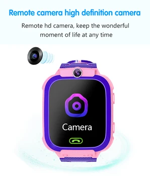 2019 Nie je Vodotesný Q12 Smart Hodinky Multifunkčné Deti Digitálne Náramkové hodinky Detské Hodinky Telefón Pre IOS Android Deti Hračka Darček