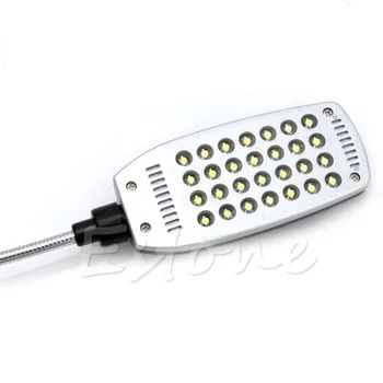 HNGCHOIGE Flexibilné USB/Batérie 28 LED Žiarovky Svetlo Klip-na Posteľ stolná Lampa