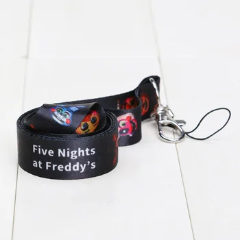 10pcs/veľa FNAF Päť Nocí V Freddy je ozdobná šnúrka na uniforme Krk Držiteľ hračka Freddy Bonnie Chica Lišácký