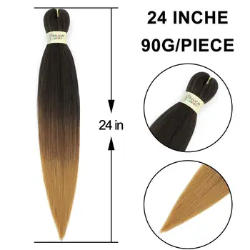 Kong&Li Pletenie Vlasy Pre Natiahnuté Veľkoobchod Rozšírenia 26 palec/95g Syntetický Výplet Rozšírenie Pletenie Vlasy