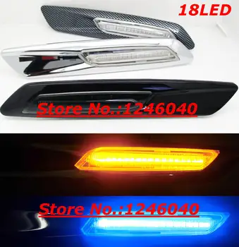 2 KS F10 Štýl LED Blatník Bočné Obrysové Svetlo Zase signálneho svetla na BMW E60 E61 E81 E82 E87 E88 E90 E91 E92 E93 W/Y/B 3colors