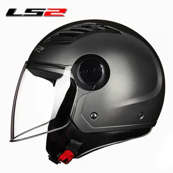 LS2 OF562 Prúdenie vzduchu Otvorte Tvár Motocyklové Prilby Pôvodné Capacete LS2 Skúter Polovicu Tváre Vintage Retro capacete casco Casco moto