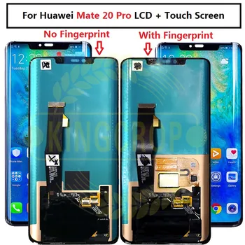 Pre Huawei Mate 20 Pro LCD Displej s rámom Dotykový Displej Digitalizátorom. Montáž Mate 20Pro pre Huawei Mate 20 LCD Mate20 Pro