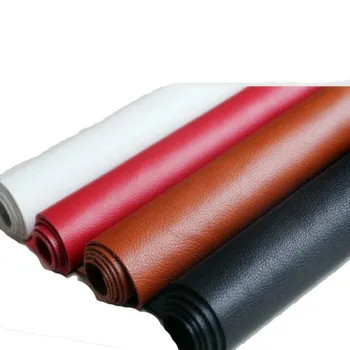 Viacfarebná Mäkké kožené Sedadlo / volantu, biela/čierna/hnedá/červenej farby Litchi vzor 1.2 mm hrúbka