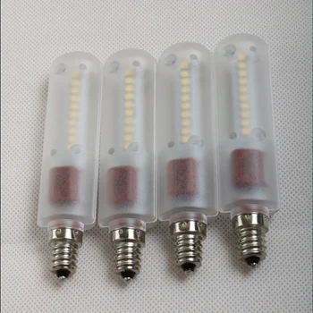 2 ks/veľa Zásob tovaru On-line predaj LED T6 E12 Candelabra skrutku base ukončiť žiarovka 0,6 W studená biela 70LM núdzové led trubice svetla