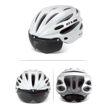 NEWBOLER Cyklistické Prilby Magnet Okuliare Lensses Cyklistické Prilby Ultralight Intergrally-tvarovaný MTB, Road Bike Prilba Pre Mužov, Ženy