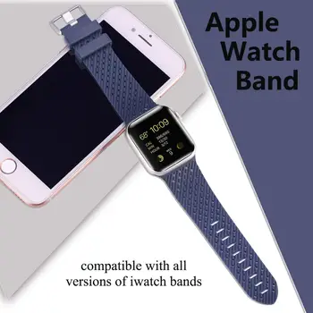 Pre Apple hodinky 6 kapela 44 mm 40 mm 38 mm 42mm Rhombic vzor Priedušná pás náramok iwatch serie 3 4 5 se 6 band