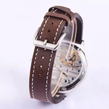 44 mm CORGEUT black dial 6497 Ručné Navíjanie Mechanické pánske hodinky z najznámejších luxusné značky Pohyb pánske Hodinky